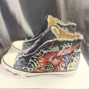 Ed Hardy Hightop Sneakers